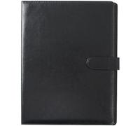 Leather A4 Business Portfolio Folder Professional Conference Padfolio Organiser Case Resume Document Pocket Writing Pad Card Holder