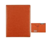 Leather A5 / A4 Clipboard Clip File Folder Document Bag Business Meeting Contract Clamp Pad Office School Supply(A5 Brown)