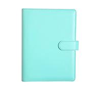 Leather A5 Ring Binder, Ring Binder Planner Notebook Cover PU Leather Notebook Planner Organizer Refillable Binders Cover for A5 Filler Paper(Inner Paper Not Included)