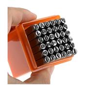 Leather Alphabet Letter Stamp 37pcs Letter Stamps Punch Carbon Steel Stamping Kit for DIY Carving Embossing on Metal Wood Leather 3.0mm