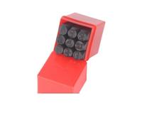 Leather Alphabet Letter Stamp 8/10/12.5mm Alphabet Stamp Set Number & Letter Stamping Punch Kit Steel Die Embossing DIY Jewelry Leather(10mm Numbers)