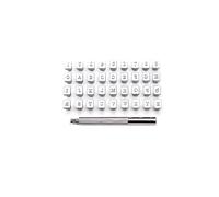 Leather Alphabet Letter Stamp DIY Leather Stamping Tool Set,37 Metal Letters and Numbers Pattern, Stamp Punch, Craft Printing Tools, 3.5mm, 6(3.5MM)