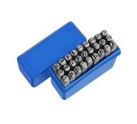 Leather Alphabet Letter Stamp Number or Letter Stamp Alloy Steel with Storage Box Punch Set Hardened Metal Leather Craft Embossing Handmade Carving Tool(Letter 4mm)