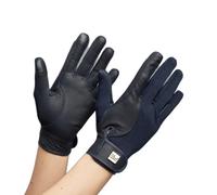 Leather and mesh riding gloves Premier Equine Bordoni