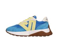 Leather and suede Trainers - female - Emanuelle Vee - Sneakers - Blue - 5 UK - Shoes 5 UK