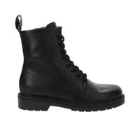 Leather Ankle Boots- female- Nerogiardini- Lace-up Boots- Black- 4 UK- Shoes 4 UK
