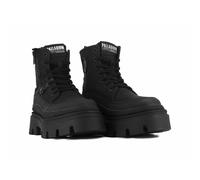 Leather Ankle Boots with Block Heel Black
