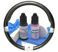 Leather Assist Black Leather Repair Kit compatible with AUDI Car Steering Wheel Paint Small Worn Seats