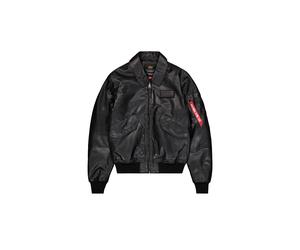 Leather aviator jacket Alpha Industries CWU 45/P Black XL