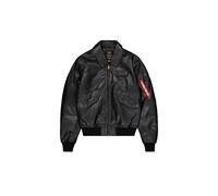 Leather aviator jacket Alpha Industries CWU 45/P Noir L