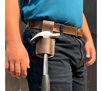 Leather Axe Holster With Belt Loop - Handle Tool Holder - Portable Waist Holster For Hammers, Axe, For Outdoor Adventure(brown)