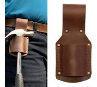 Leather Axe Holster With Belt Loop - Handle Tool Holder - Portable Waist Holster For Hammers, Axe, For Outdoor Adventure(Black)