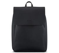 Leather Backpack Black Women - Expatrié “Noelle” Daypack Made from Vegan Leather - Small Womens Rucksack - with Magnetic Clasp
