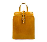 Leather Backpack Convertible to Shoulder Bag - Italian Full Grain Work Daybag Messenger Travel Satchel Rucksack School Bag - Time Resistance
