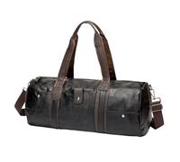 Leather Backpack Mens Large Capacity Soft Leather Travel Bag for Men Waterproof Training Duffle Bags Outdoor Sport Fitness Luggage Bag Man Suitcase