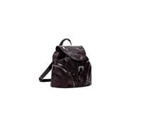 Leather Backpack with Embossed Pattern Women Desigual Violet TU