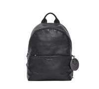 Leather backpack woman Mandarina Duck Mellow Noir 26x34x10 cm