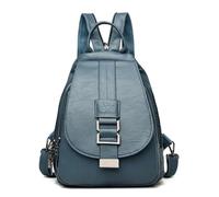Leather backpack woman Multifunctional Women Leather Backpacks Casual Backpack For Teenager Girls School Chest Bag Travel Bagpack Ladies Sac Back Pack for Work University Travel Business(Color 4)