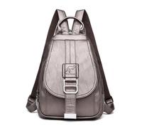Leather backpack woman Multifunctional Women Leather Backpacks Casual Backpack For Teenager Girls School Chest Bag Travel Bagpack Ladies Sac Back Pack for Work University Travel Business(Color 3)