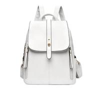 Leather backpack woman Women Leather Backpacks for Girls Sac A Dos Casual Daypack Black Vintage Backpack School Bags for Rucksack for Work University Travel Business(Color 1)