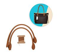 Leather Bag Handles, Durable DIY Replacement Straps with Pre-Punched Holes for Handbag Purse Wallet Repair and Crafting, Ideal for Home Crafters, Fashion Designers, and Upcycling Enthusiasts