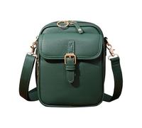 Leather Bag - Large Capacity Shoulder Bag, Portable Phone Carry Pouch with Multiple Compartments, Soft Lining Organizer, Stylish Accessory with Modern Design, Bags for Men Women Casual Travel