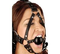 Leather Ball Gag Harness