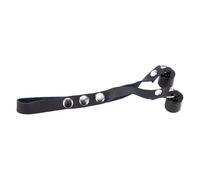 The Red Leather Ball Stretcher With Weights 2 x 50g