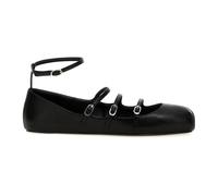 Leather Ballet Flats - female - Alexander McQueen - Ballerina Shoes - Black - 5 UK - Shoes 5 UK