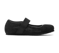 Leather Ballet flats woman Birkenstock Tess Embossed Noir 37