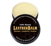 Leather Balm - 100% Natural with British Beeswax. Leather Balsam. Conditioner & Restorer. Leather Care. (100ml)