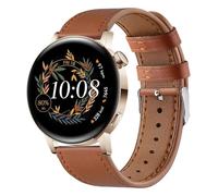 Leather Band Compatible with Huawei Watch GT3/GT2, Honor Magic 42mm/Galaxy Watch 4 40mm - 20mm Strap for Men and Women