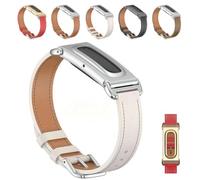 Leather Band for Fitbit Air,Sport Adjustable Replacement Watch Bands with Secure Buckle,Breathable Replacement Leather Watch Bands for Fitbit Air,Anti-Sweat Bracelet Armband Strap for Fitness