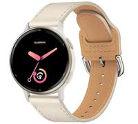Leather Band For Garmin Vivoactive 6/Vivoactive 5/3 | Big Wrist,20mm,3 Music, Thin, Soft, Narrow, Replacement, for Garmin Venu Sq 2/Venu 2 Plus/Forerunner 165/55/245/645 Music