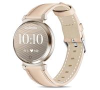 Leather Bands Compatible with Garmin Lily 2, 14mm Top Grain Soft Loop Straps Quick Release Replacement Adjustable Wristband for Lily 2 Classic/Active Smart Watch Accessory for Grace Women