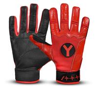 Leather Baseball & Softball Batting Gloves - Pittard Pro Grip Skin Tight, Shock-Absorbing Palm, Enhanced Performance Backing - Durable Hitting Gloves for Adult & Youth Sizes (Adult - XL)