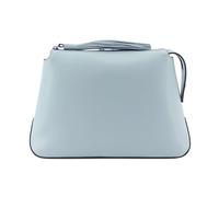 Leather Beauty Case with Logo - female - PINKO - Handbags - Blue - ONE SIZE - Bags ONE SIZE