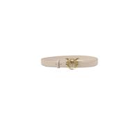 Pinko Women's Belt, Beige/Smoke Grey/Antique Gold, M