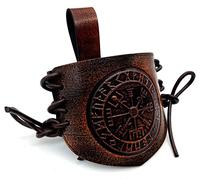 Leather Belt Hanger/Holster/Holder for 12" to 16'' Viking Drinking Horn