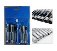 Leather Belt Hole Punch Tool 2.5-10mm Round Hollow Puncher 45# Steel Adjustable Size for DIY Belt Repair and Customization