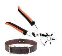 Leather Belt Punch - Heavy Duty & Durable Leathercraft Tools | Ergonomic Handle, Superior Quality, Creative Projects for Beginners and Craft Enthusiasts