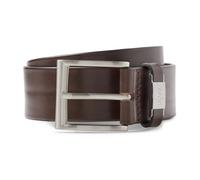 Leather Belt - unisex - Boss - Belts - Brown - 90 CM - Accessories 90 CM