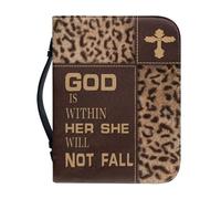Leather Bible Bags for AdultsAesthetic Bible Cover Accessory Bible Study Kit Storage Bag Case for Women Bible Bag