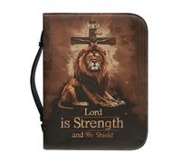 Leather Bible Bags for Women Men Aesthetic Bible Cover Accessory Bible Study Kit Storage Bag Case for Women Bible Bag