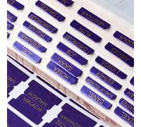 Leather Bible Tabs for Women and Men, 75 Chapters Laminated Dividers Bible Book Tabs, New/Old Testament Easy Navigation, Large Print, Bible Study Supplies (Shimmering Purple)