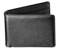 Leather Bifold Wallet for Men Built-in Find My Real Time Tracker Upgrade Replacement for AirTag Wallet, Mens Wallets RFID Blocking Wallet with ID Window 6 Credit Card Holder, Black-Real Leather