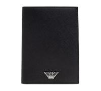 Leather Bifold Wallet - male - Emporio Armani - Wallets & Cardholders - Black - ONE SIZE - Accessories ONE SIZE