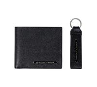 Leather Bifold Wallet with Multiple Card Slots - male - Armani Exchange - Wallets & Cardholders - Black - ONE SIZE - Accessories ONE SIZE