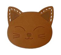 Leather Bookmark - Cat Portable Leather Book Marker | Cute Cat Book Marker - Corner Bookmark Book Lovers & For People Reading Books