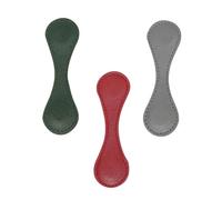 Leather Bookmark | Three Piece Page Clip, Double Sided Magnetic Bookmark Clips - for Students, Teachers, Men, Women, Club, Bible Study, Birthday, Library, School, Offices